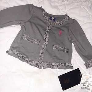 Girs infant sweater